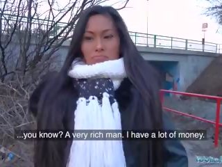 Julkinen agentti maksamatta thaimaalainen söpöläinen perseestä kova sisään stupendous kohteeseen trot naida