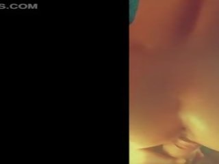 Brunette with a adorable ass shoots homemade sex movie