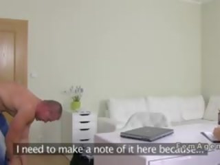 Tall Muscled Dude Fucks Female Agent