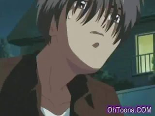 惊人 好色之徒 褐发女郎 绑 和 硬 性交