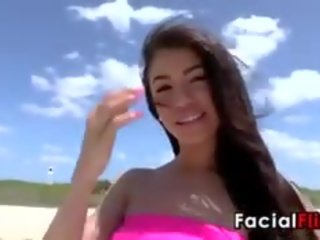 Facial For An 18 Year Old Brunette sweetheart