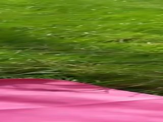 Chubby Couple Outdoors, Free Free Xxx Chubby HD sex video d4