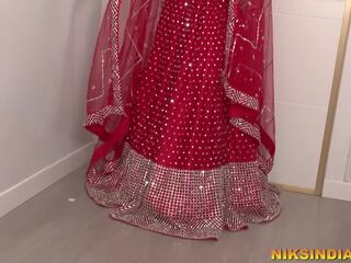 Real indiyano desi tinedyer babaeng ikakasal fucked sa puwit at puke sa suhaag raat