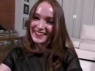 Hazel 무어 전문 대학 파티 strumpet 바보 떨어져서 단계 아빠 얼굴의