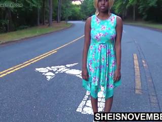 To Attract some phallus I Walk & Flash My Ebony Ass.