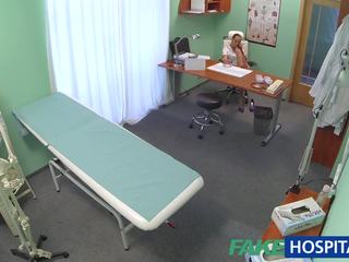Fakehospital groovy brunette perawat gives patient some bayan video