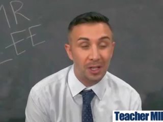 Splendid bitch Teacher (august ames) With Big Boobs Bang In Class movie-08