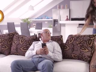 Old4k enticing 辣妹 肛门 拉伸 在 smashing 老 和.