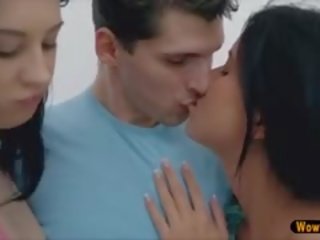 Marvelous fabulous Threesome With Teen Pornstars Addison And Lollypop