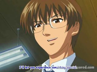 Good-looking brown haired anime sikiş nymph having teeny cooshie fingered
