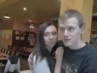 Cuckold Allows buddy Please His fascinating GF Right in Bowling