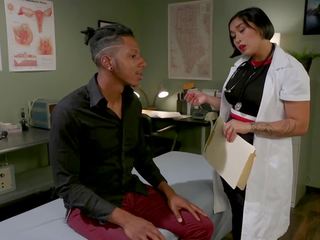 Medical lady Mia Little Dominates Stubborn New.