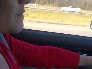 Fun in the Car Katie's Pussy and Tits, HD sex mov 16