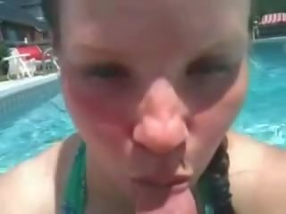 Pool Blowjob