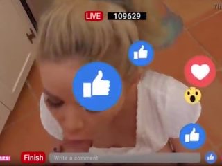 Getting Revenge From Her Cheating beau By Blowing Her Stepbrother on FB LIVE