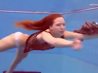 Matrosova gorgeous Ginger Pussy in the Pool, x rated clip 24