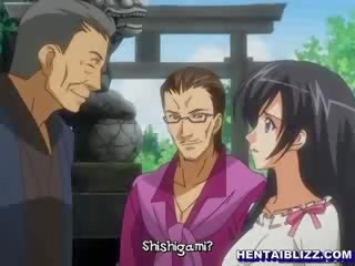 Dessin animé adolescent dp en la extérieur