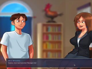 Summertime saga - fransuz mugallym sucks studentâs big prick