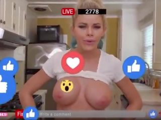 Getting Revenge From Her Cheating beau By Blowing Her Stepbrother on FB LIVE