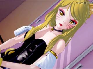 Ahri from league of leguends in showeroom 1: free xxx clip bc