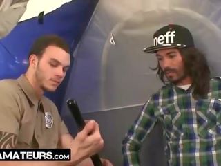 Tattooed emo twinks bokong fuck in a tent