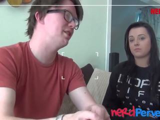 Young deity Takes Cum on Face from a Fake Producer.