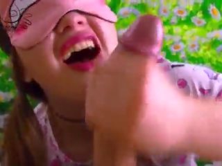 Young diva with sedusive Lips Blowjob and Titfuck Huge Cock&excl; POV