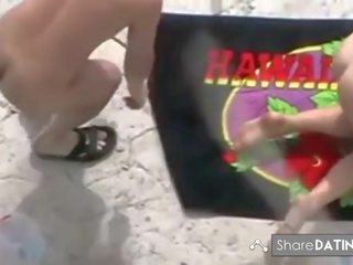 Voyeur strand ficken aus hinter
