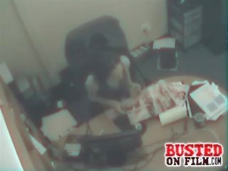 Desk Masturbation Spy1